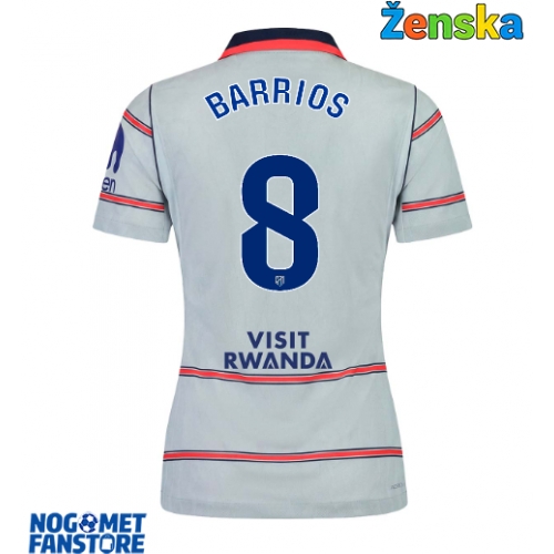 Atletico Madrid Pablo Barrios #8 Rezervni Dres za Ženska 2026-27 Kratak Rukav